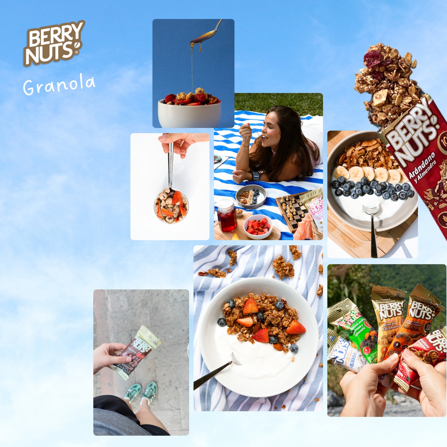 Six Pack Granola Arándano y Almendra 25g c/u