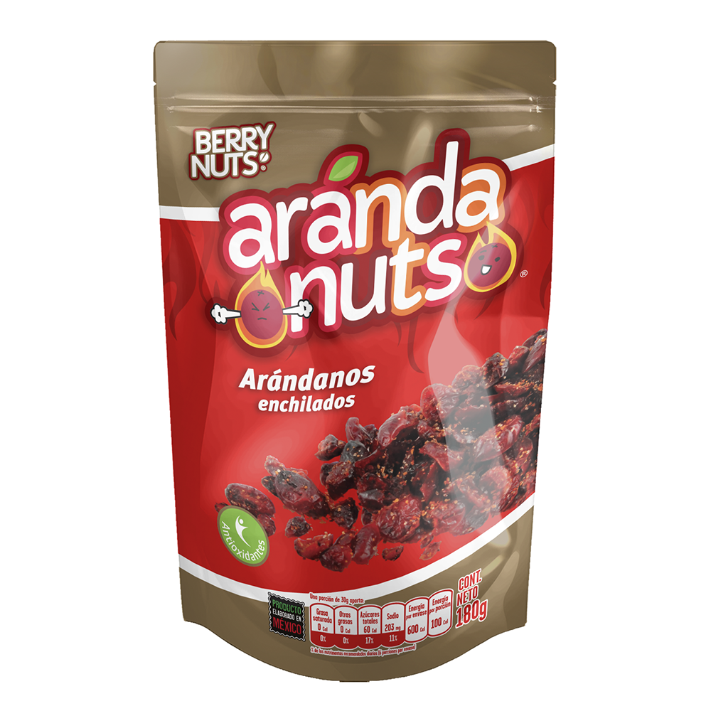 ArandaNuts® Berry Nuts® Arándanos Enchilados 180g