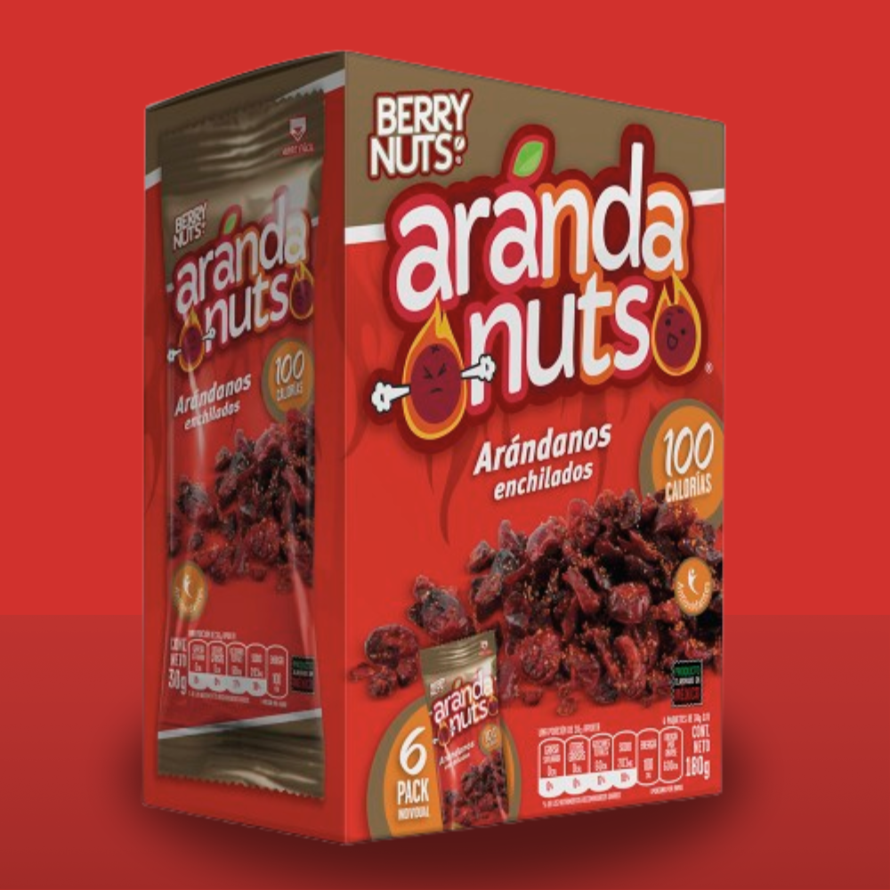 Kit Berry Nuts Six Pack Surtido | 6 Sabores | 36 Bolsitas Individuales