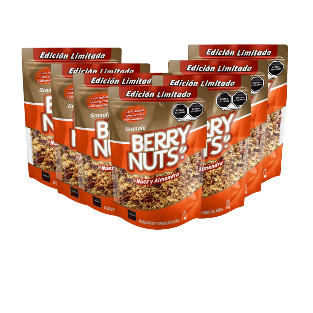 Granola Berry Nuts® con Nuez y Almendra de 1kg