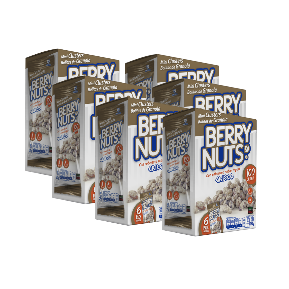 Snacks de sabor Yogurt Griego de 25g (6 Pack)