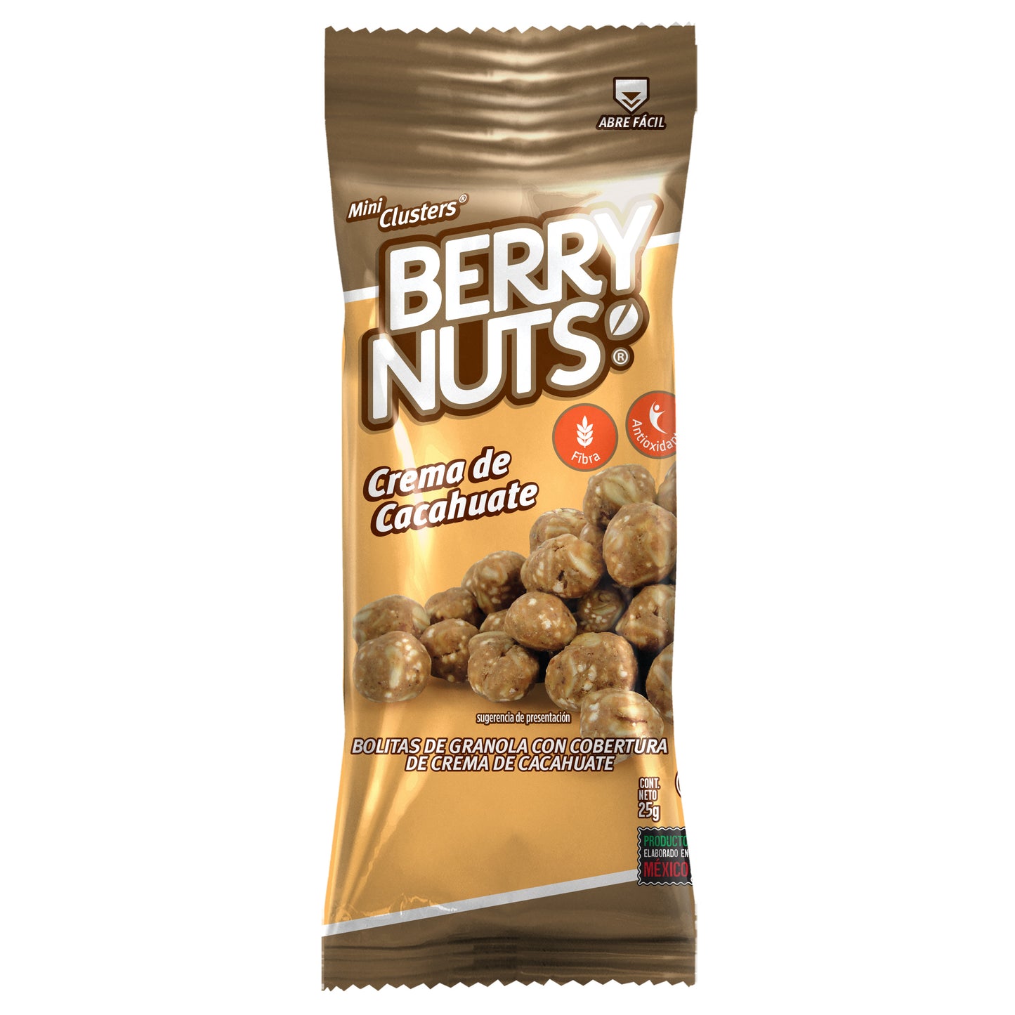Bolsita sabor Crema de Cacahuate de 25g