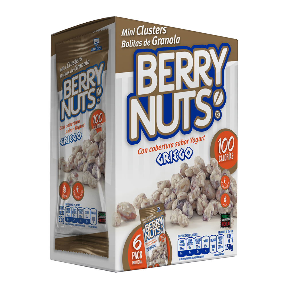 Snacks de sabor Yogurt Griego de 25g (6 Pack)