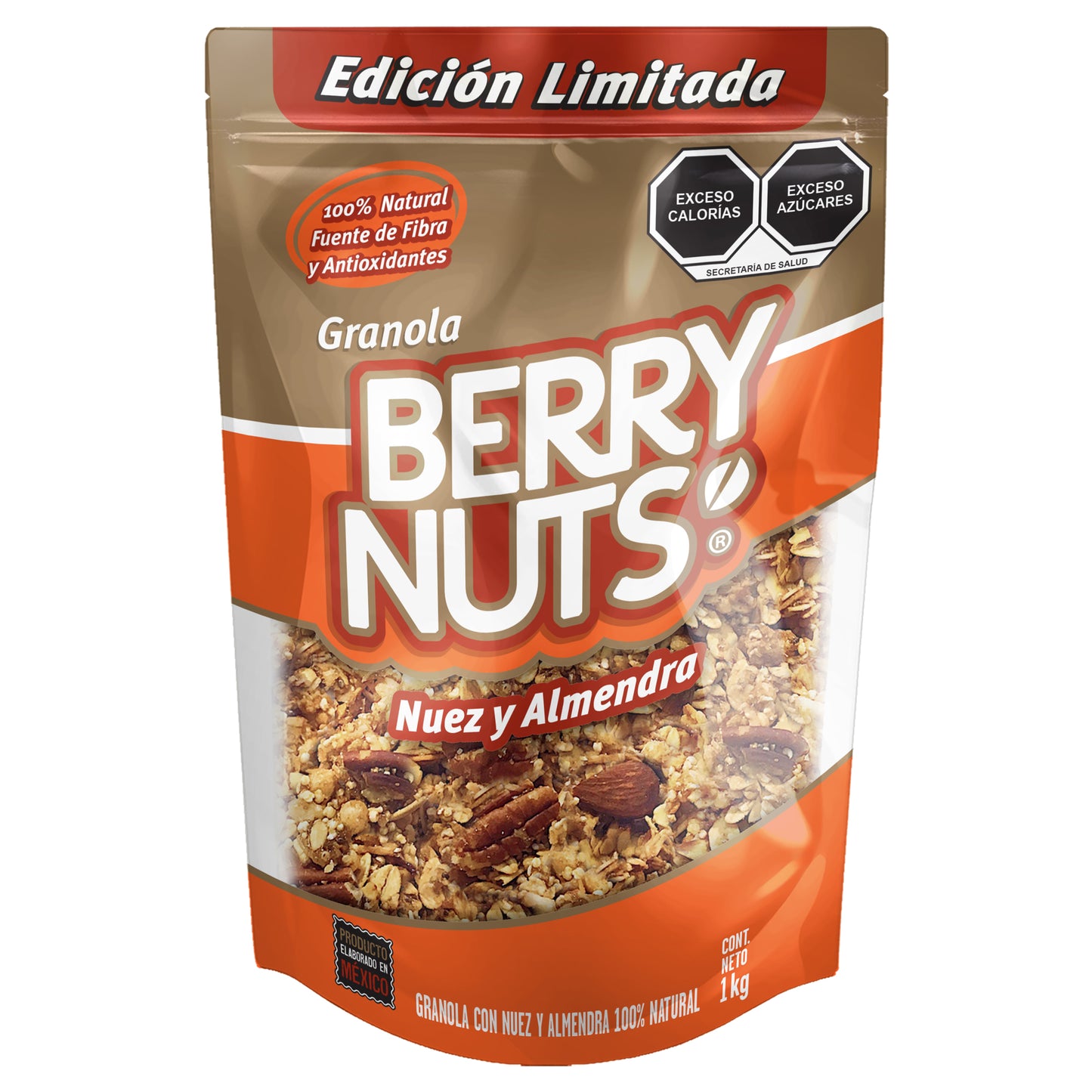 Granola Berry Nuts® con Nuez y Almendra de 1kg