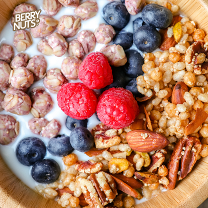 Cereal de Granola Sin Gluten con Nuez, Pistache y Quinoa Berry Nuts®  190g, 500g
