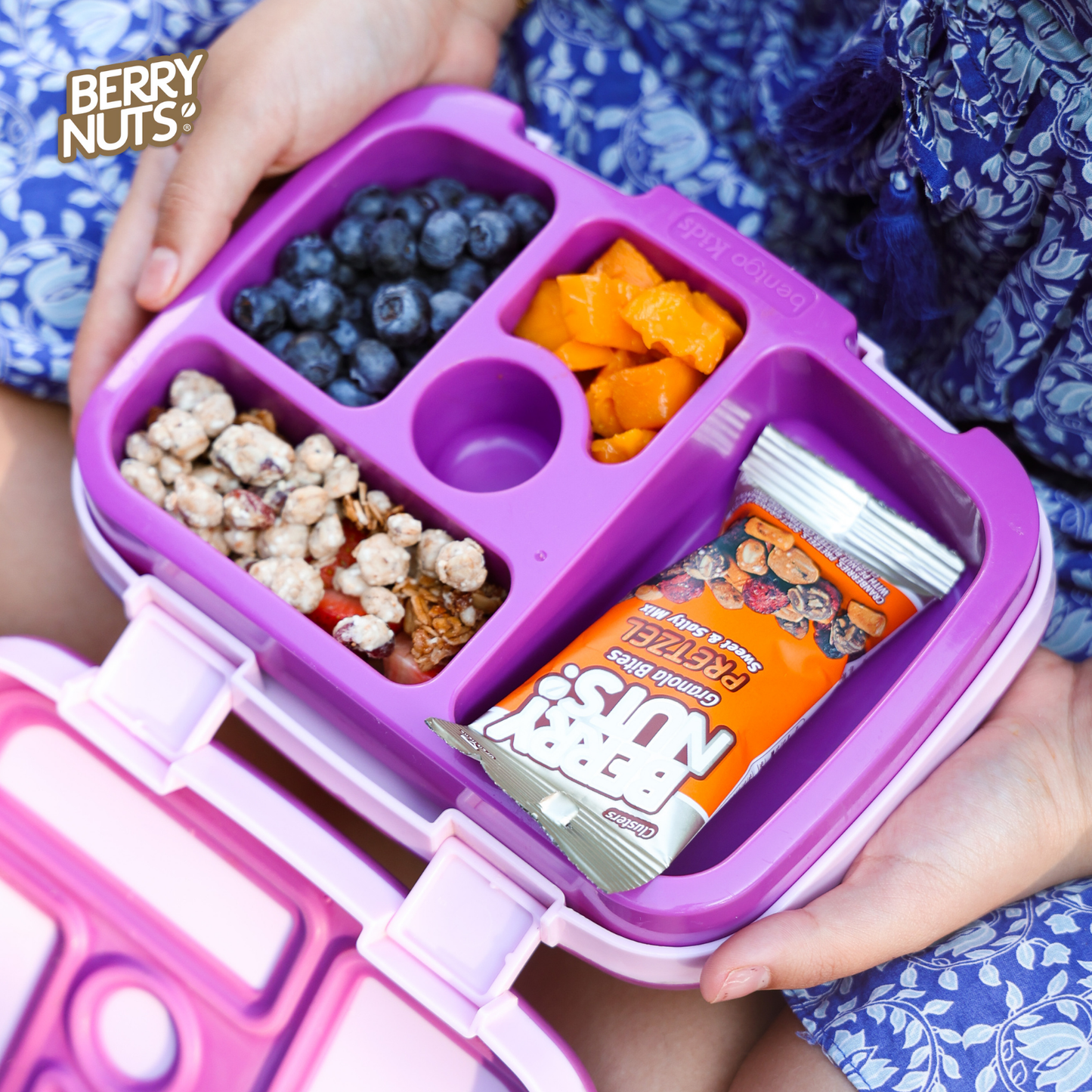 Bolsita de Clusters® Mix con Pretzel Berry Nuts® 25g