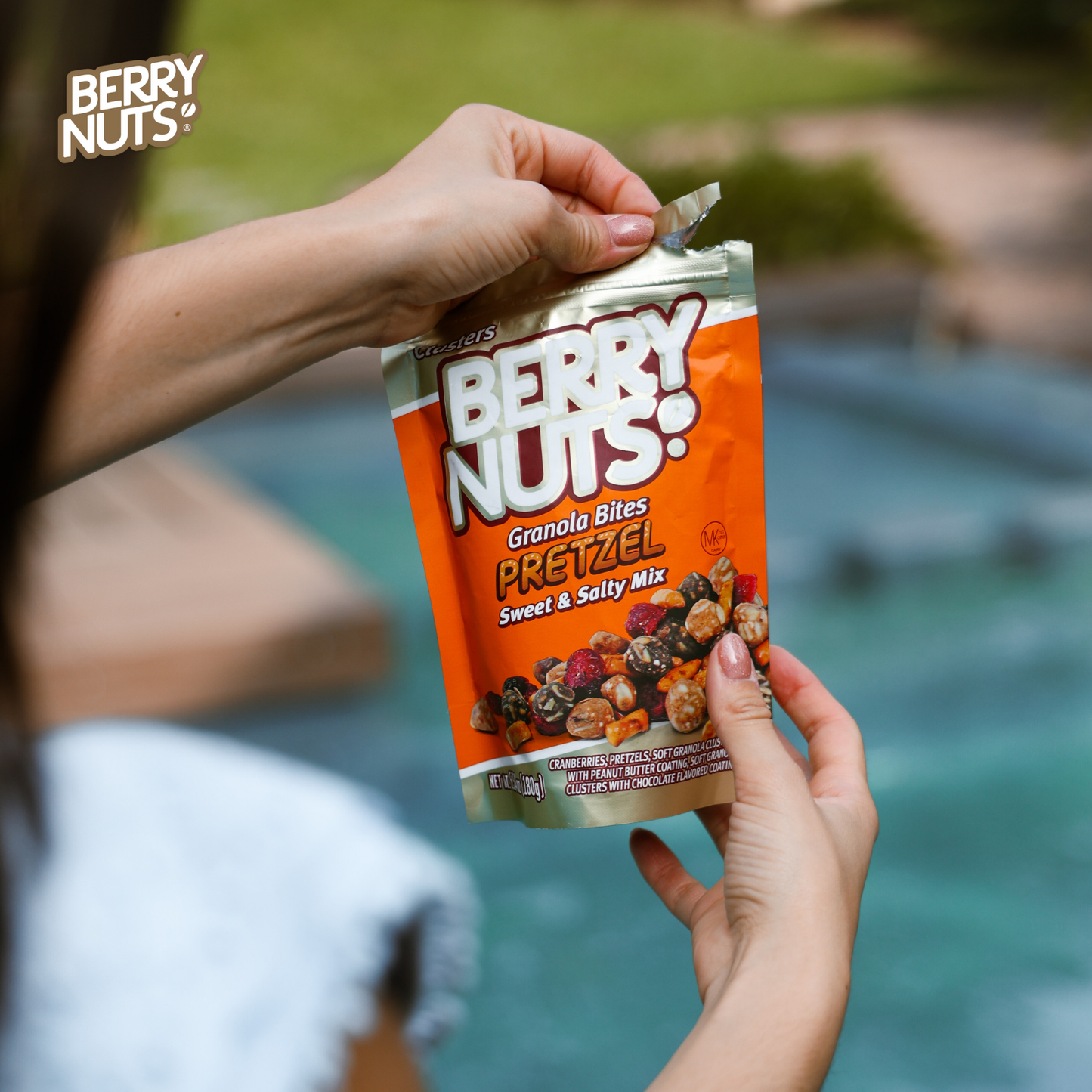 Bolsita de Clusters® Mix con Pretzel Berry Nuts® 25g