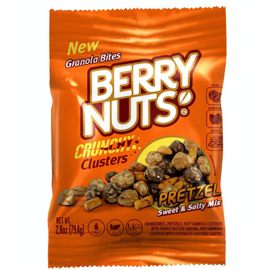 Crunchy Clusters® Berry Nuts® Sabor Mix Pretzel 75g