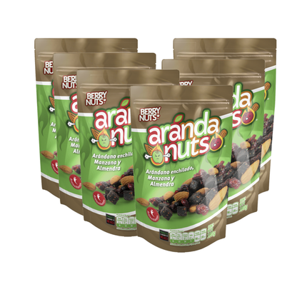 Arándanuts® Arándanos Enchilados, Manzana Enchilada con Almendras