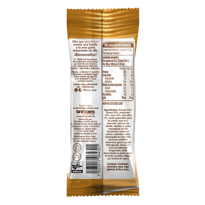 Bolsita de Clusters® Crema de Cacahuate Berry Nuts® 25 g
