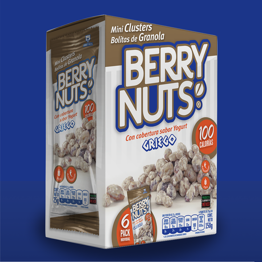 Six Pack Clusters® Yogurt Griego 25g c/u