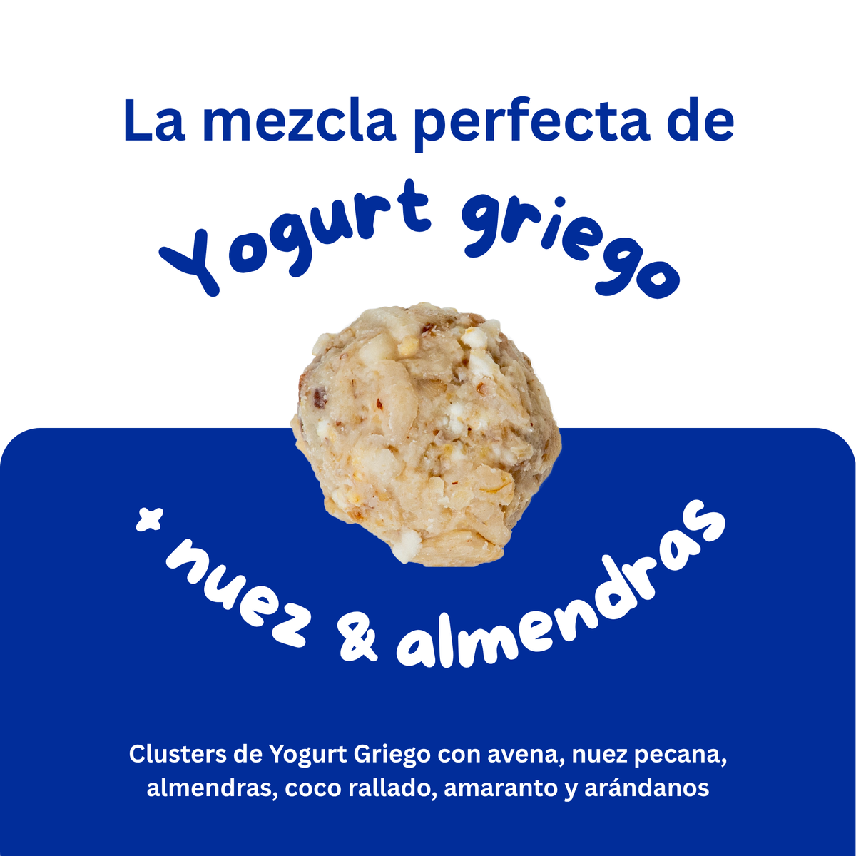 Clusters Granola Yogurt Griego Berry Nuts 180 gramos