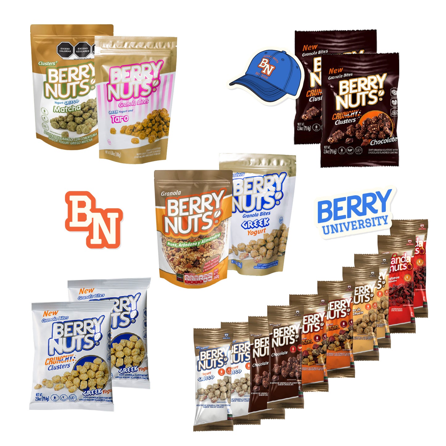 Kit Back to School Berry Nuts® | Snack Box con 18 Piezas