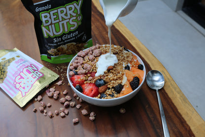 Granola Berry Nuts® Sin Gluten Mix de Nuez, Pistache, Quinoa de 190gr