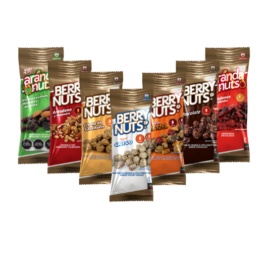 Berry Nuts® 200 Bolsitas de Snacks Tutti Frutti