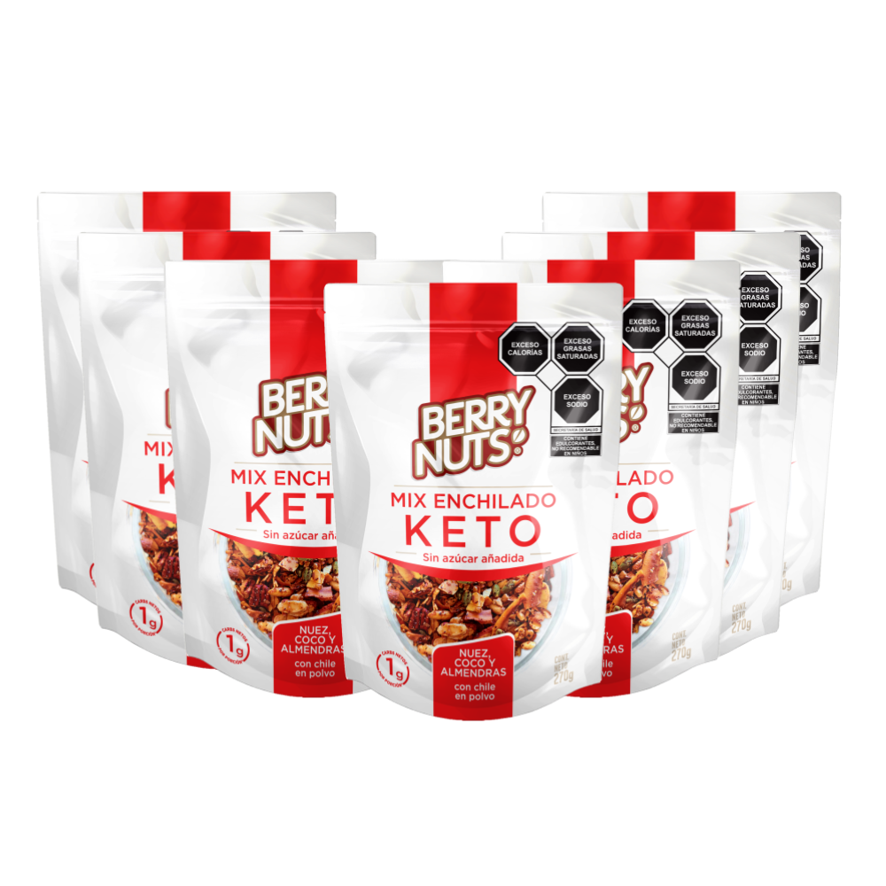 Mix Enchilado Keto con Nuez, Coco y Almendra de 270g