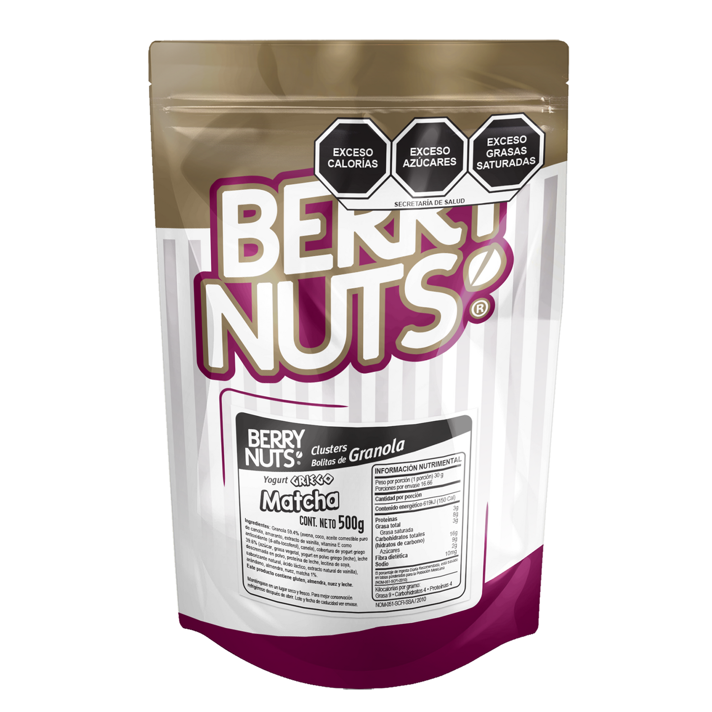 Clusters® de Granola Berry Nuts® sabor Yogurt Griego de Matcha