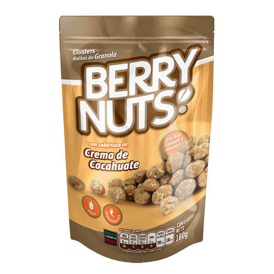 Clusters® de Granola Berry Nuts® sabor Crema de Cacahuate