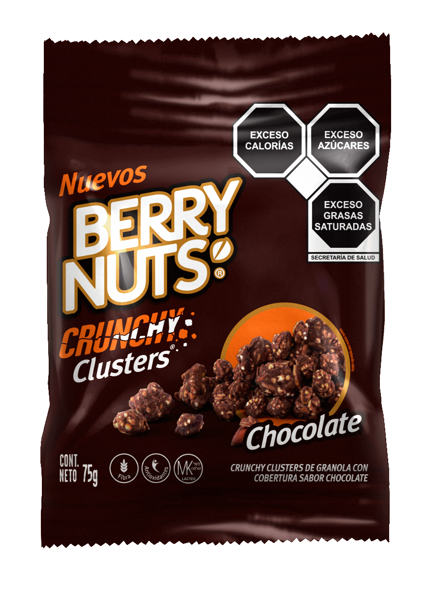 Crunchy Clusters® Berry Nuts® Chocolate 75 g