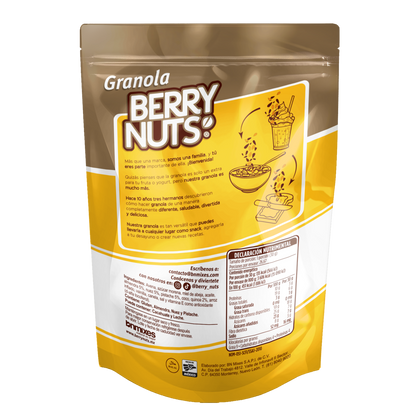 Granola Berry Nuts® Almendra, Nuez, Pistache y Quinoa de 800g