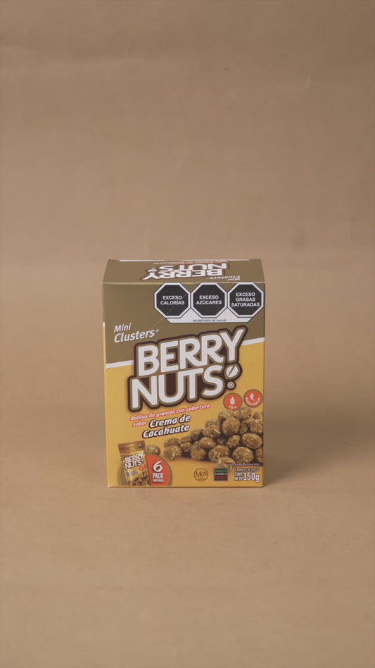 Six Pack Clusters® Crema de Cacahuate 25g c/u